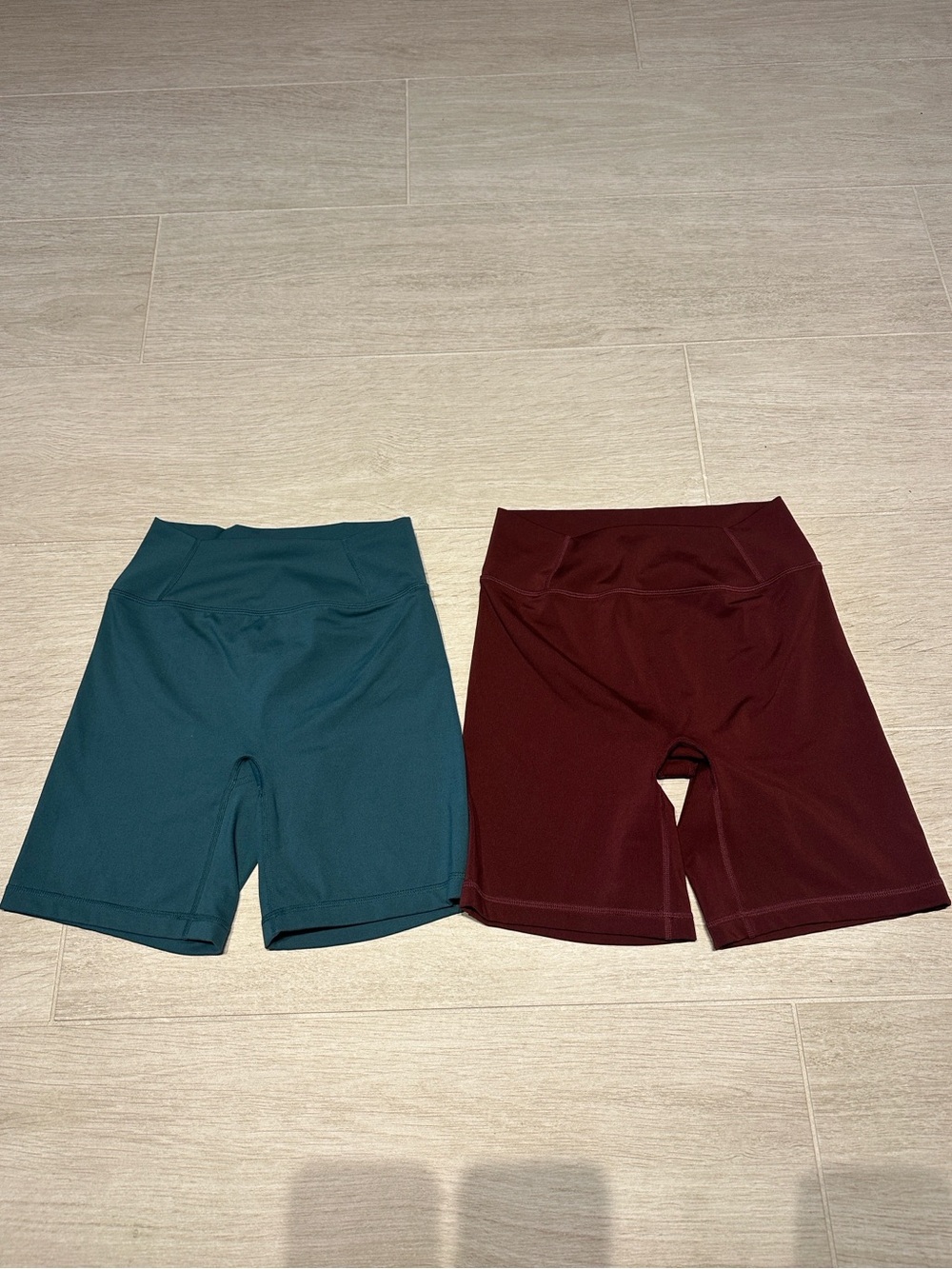 Oner Active timeless shorts- Marine teal and Mulled wine